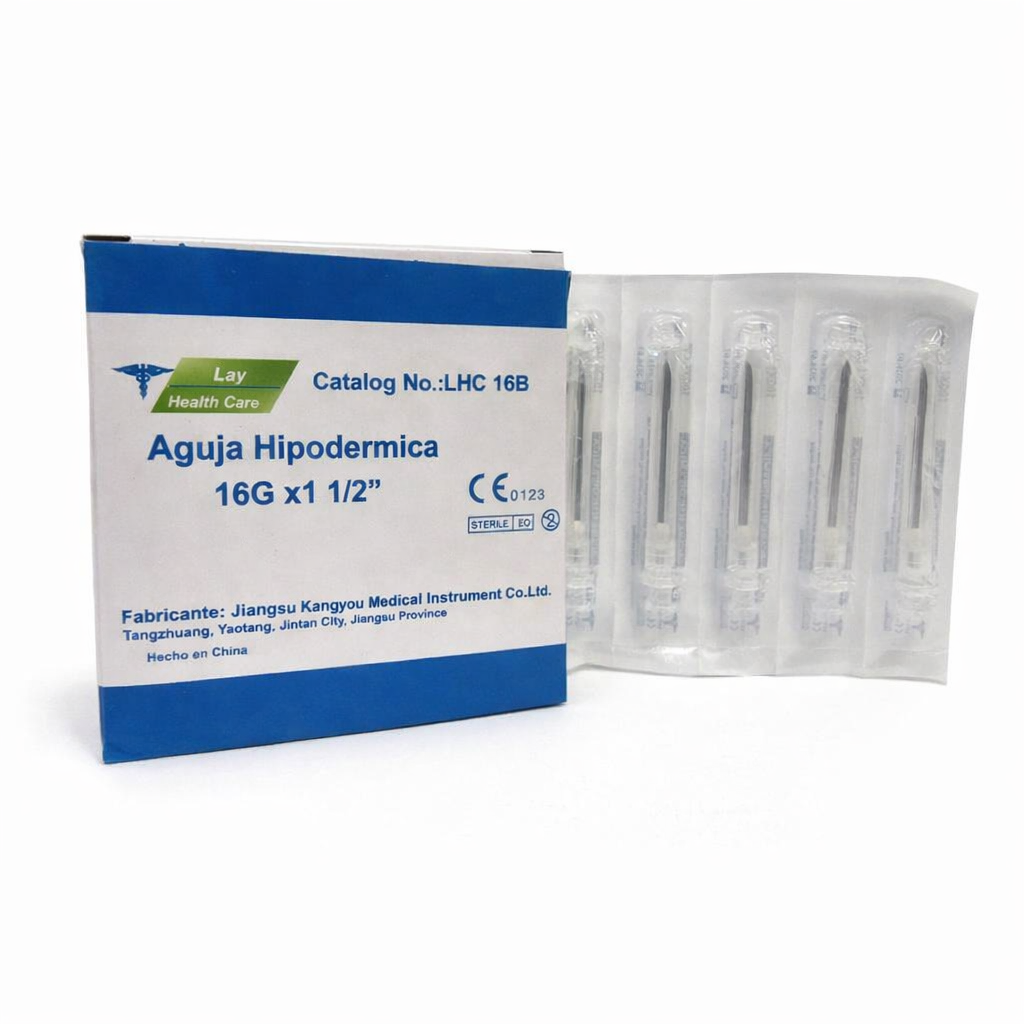 Aguja Hipodérmica 16G x 1 1/2