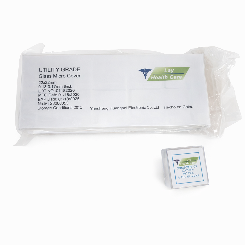 Cubreobjetos 22x22mm