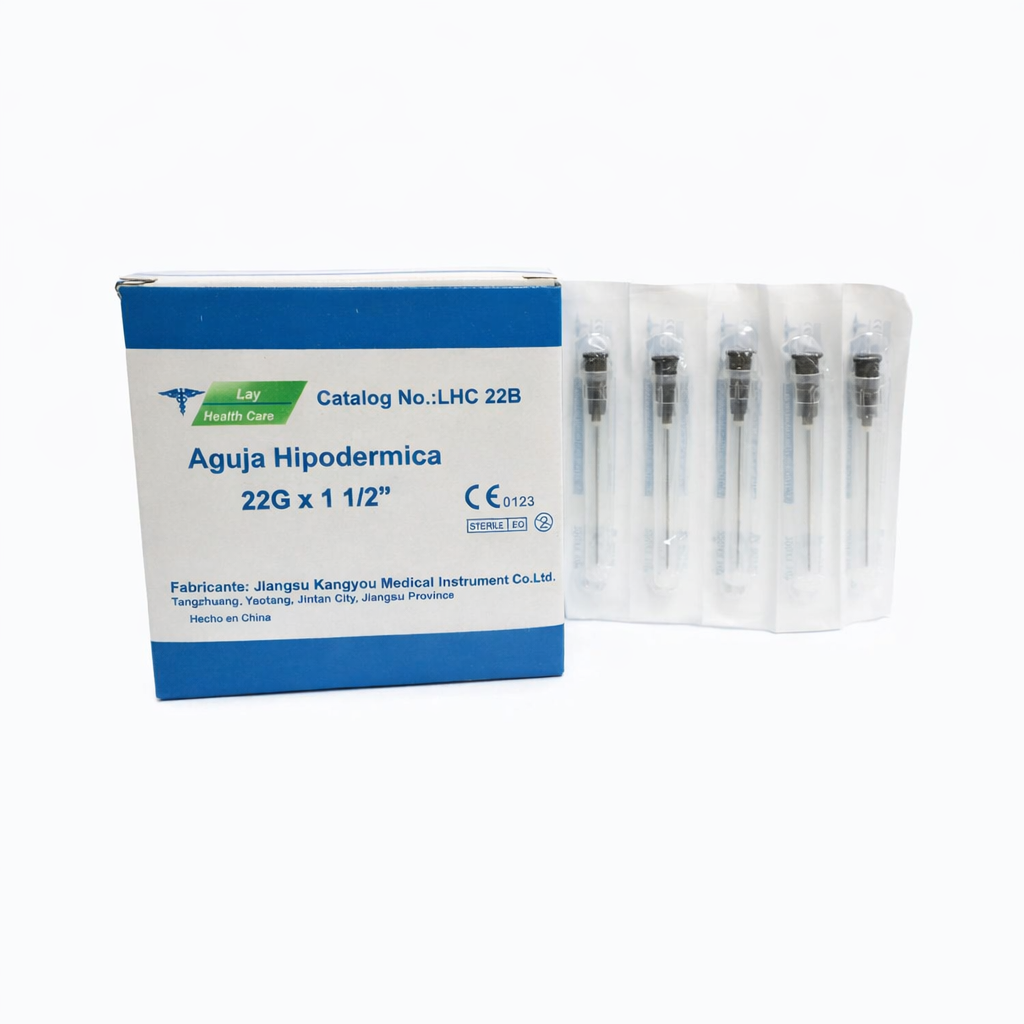 Aguja 22Gx 1 1/2 LHC